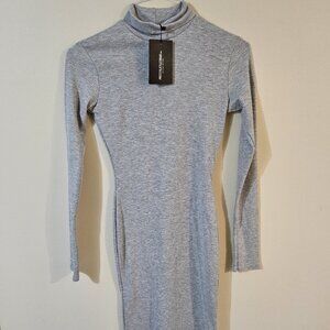 Pretty Little Thing Bodycon Long Sleeve Dress - Size 6 (Small)